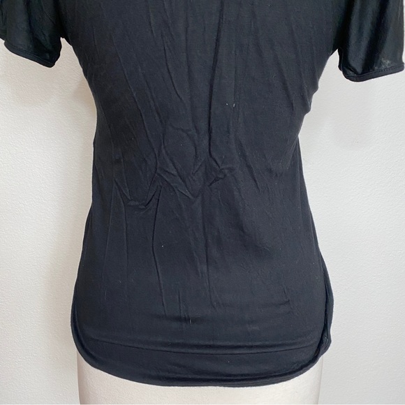 Banana Republic Black V Neck Soft T-Shirt Size XSP - Picture 8 of 13